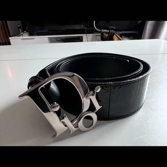 Dior black belt (sold) - Picture 1 of 8